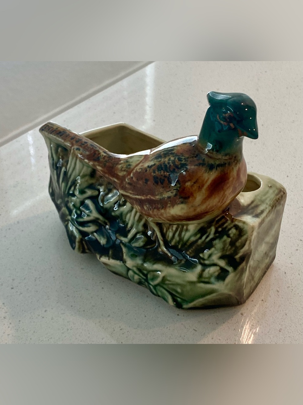 Vintage McCoy Pheasant Indoor Planter